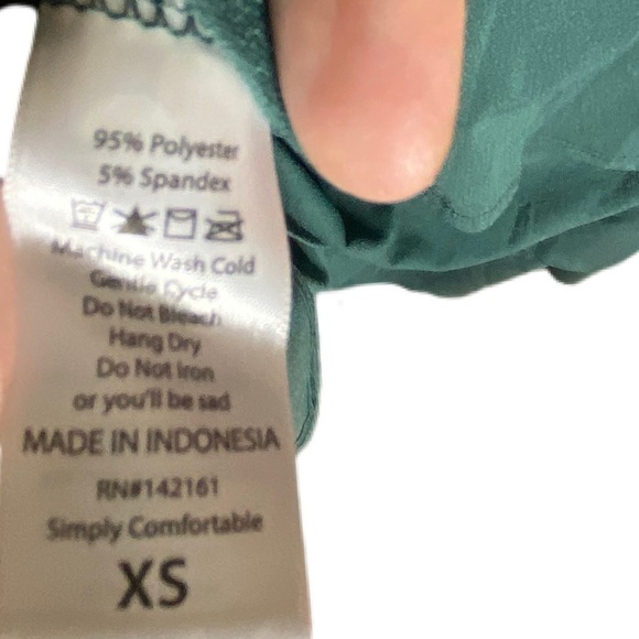 LuLaRoe Georgia Three Tiered Dress In Green Size XS - Picture 8 of 12